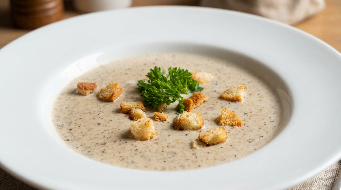 Wild Forest Mushroom Soup