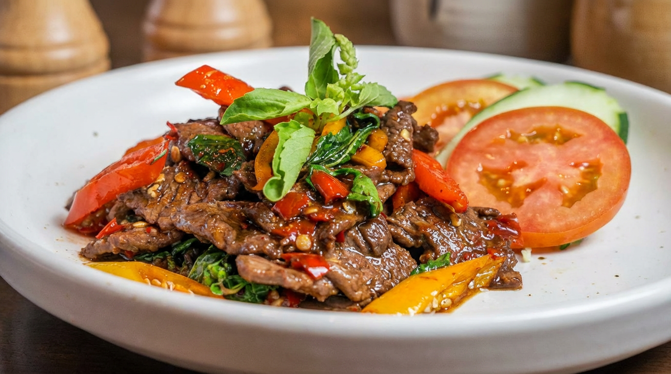 Pad Kra Pao Australian Beef Tenderloin